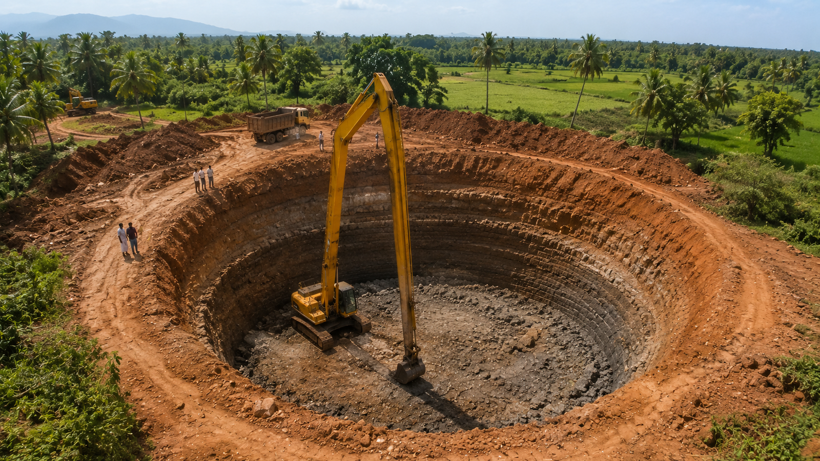 Open Well Digging